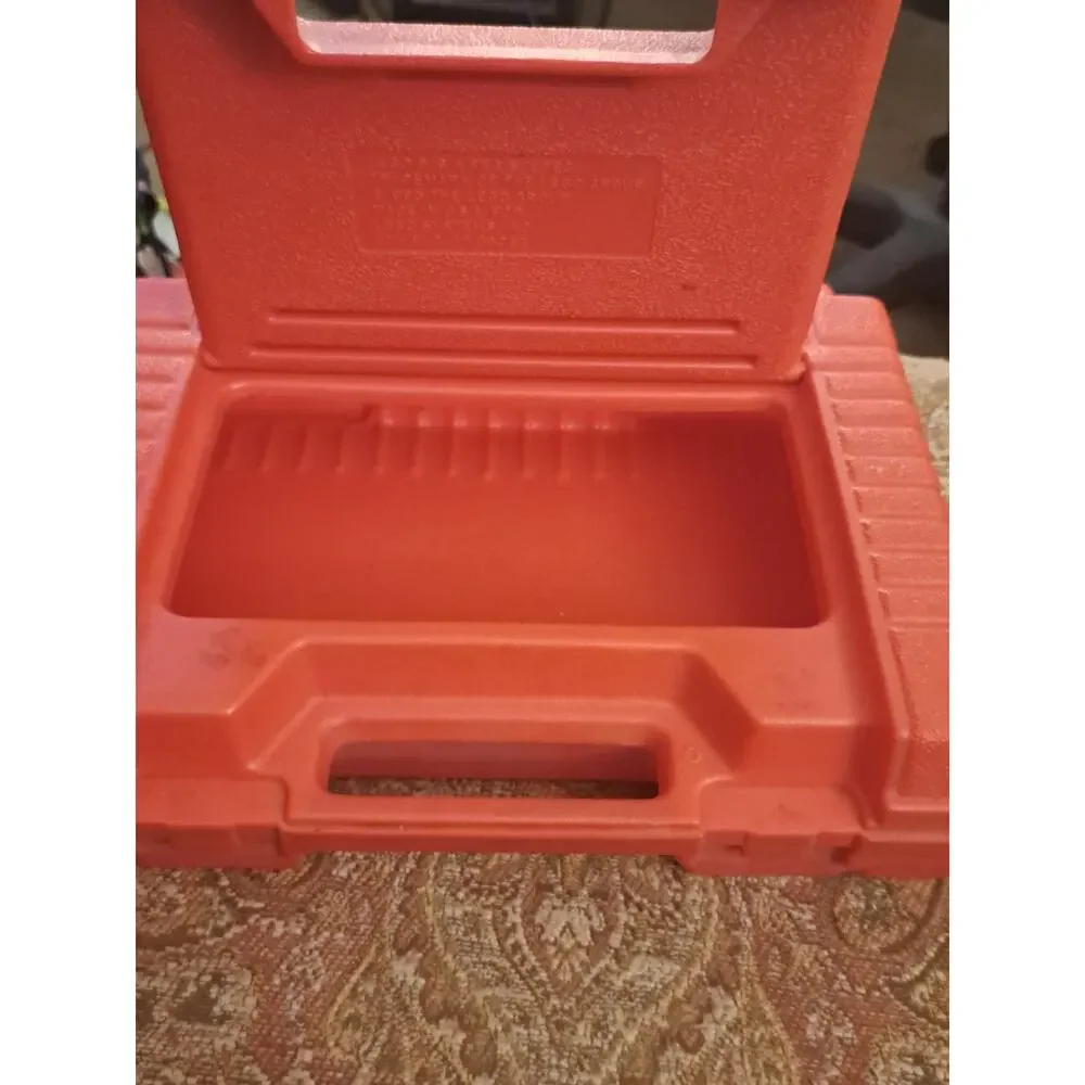 Vintage Lego Red Storage Snap Case 1985